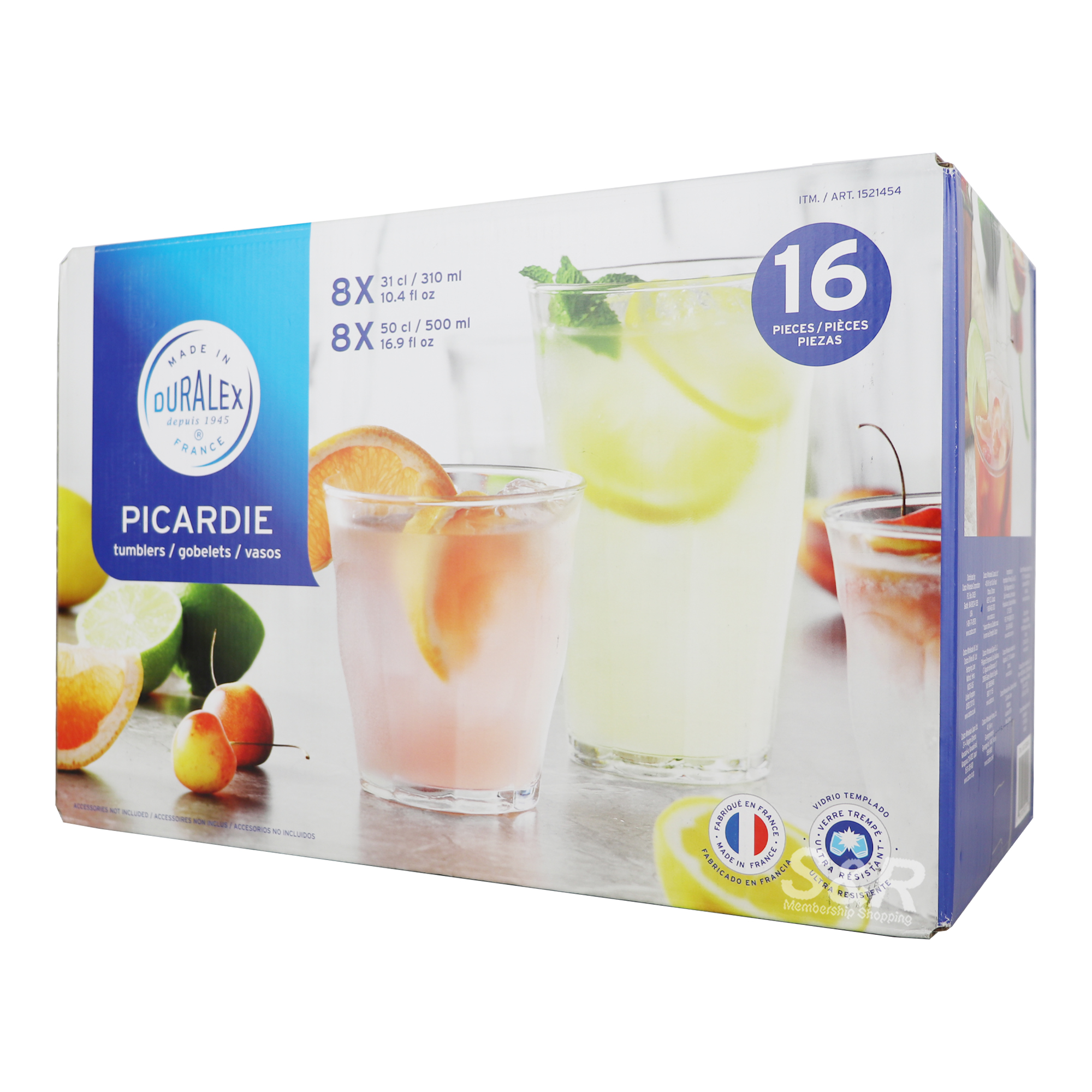 Duralex Picardie Drinkware 16pcs Duralex Picardie Drinkware 16pcs